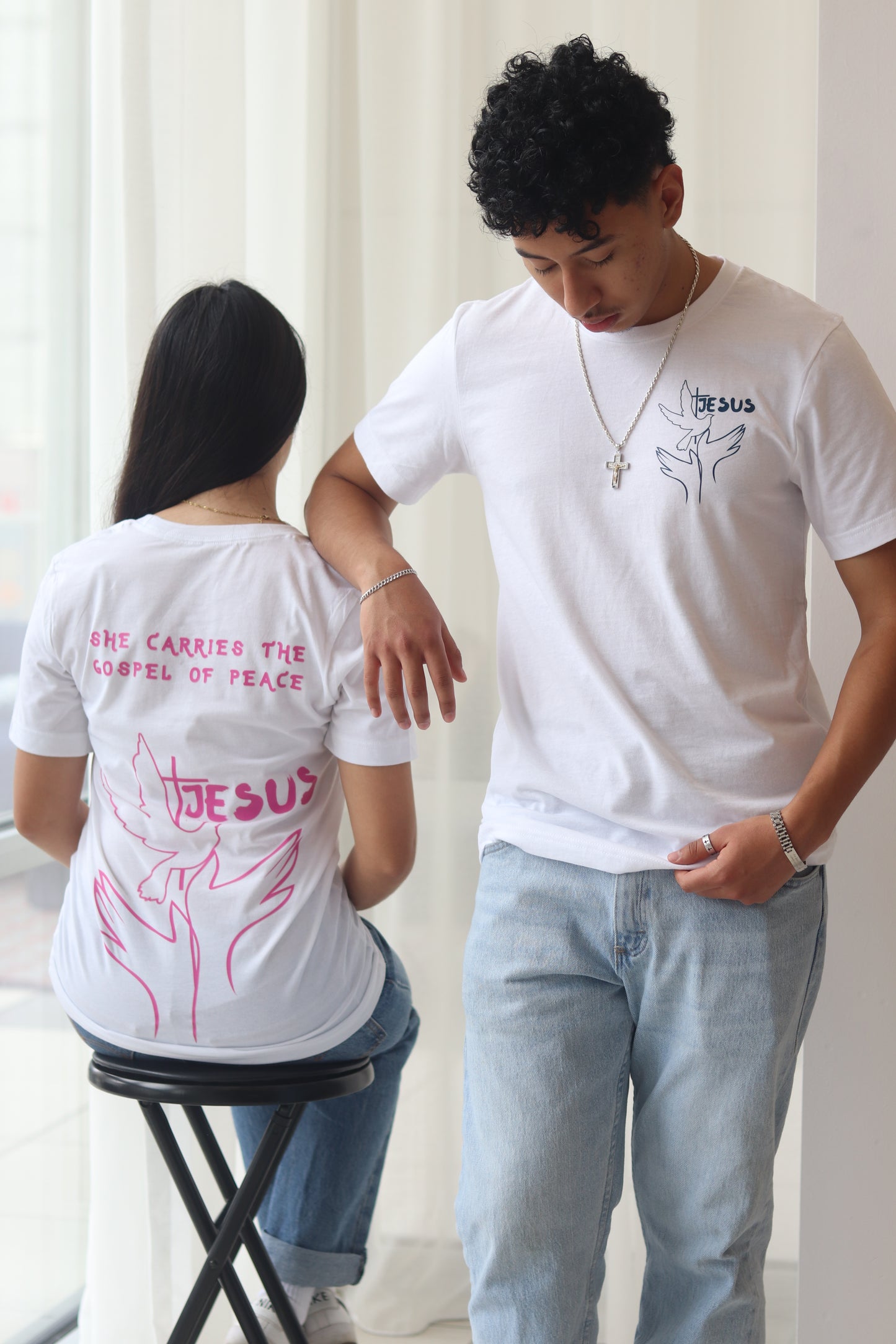 SHE Carries The Gospel Of Peace-JESUS