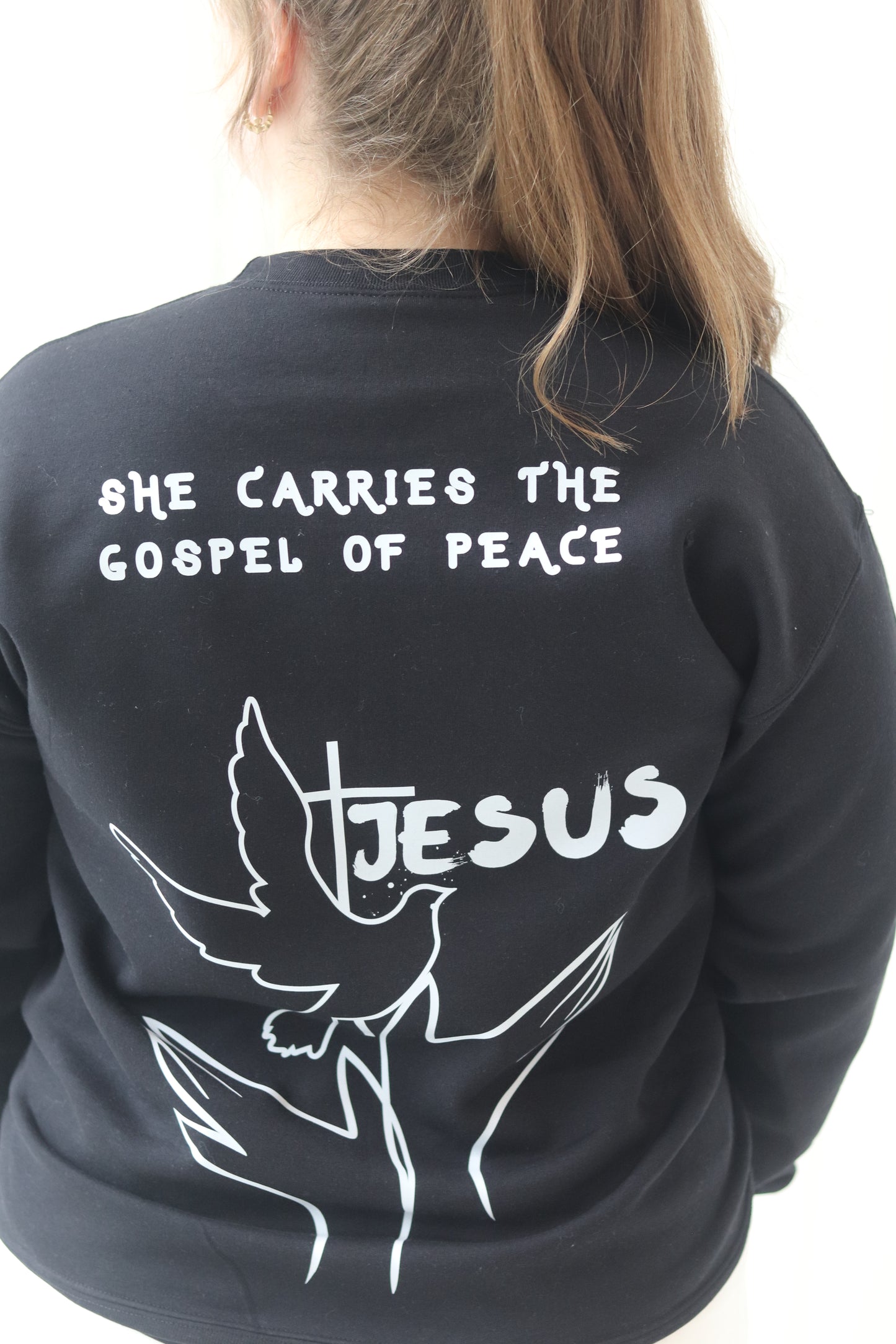 SHE Carries The Gospel Of Peace-JESUS