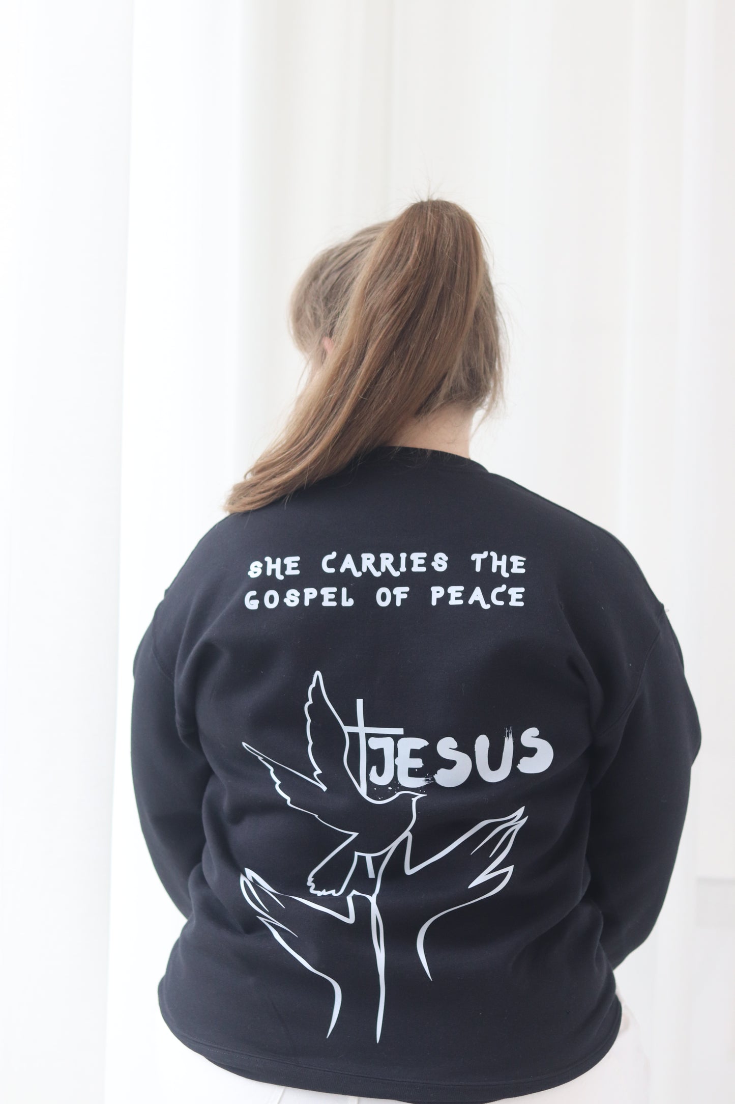 SHE Carries The Gospel Of Peace-JESUS