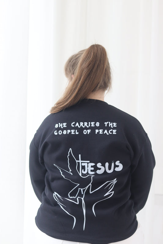 SHE Carries The Gospel Of Peace-JESUS