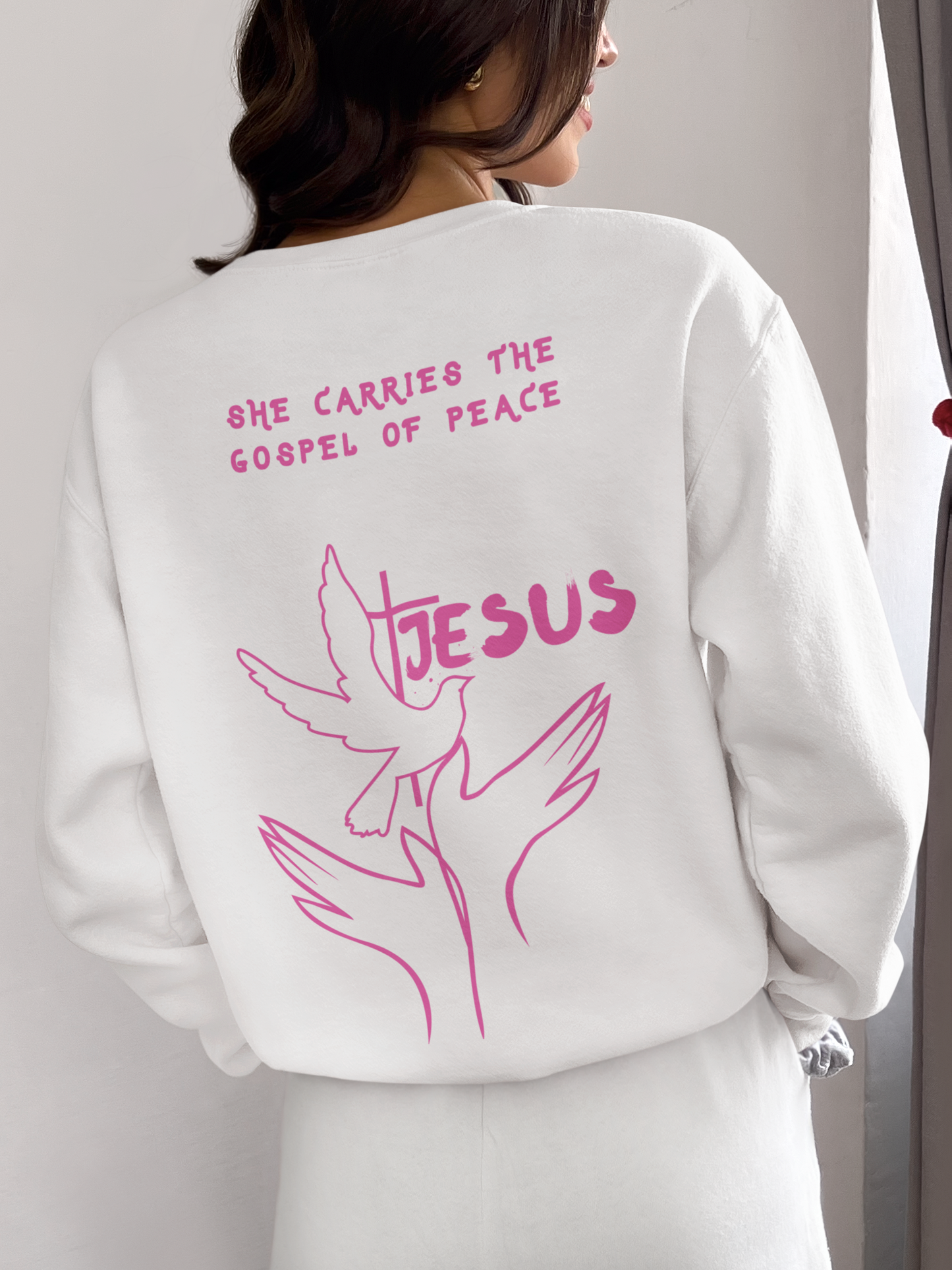 SHE Carries The Gospel Of Peace-JESUS