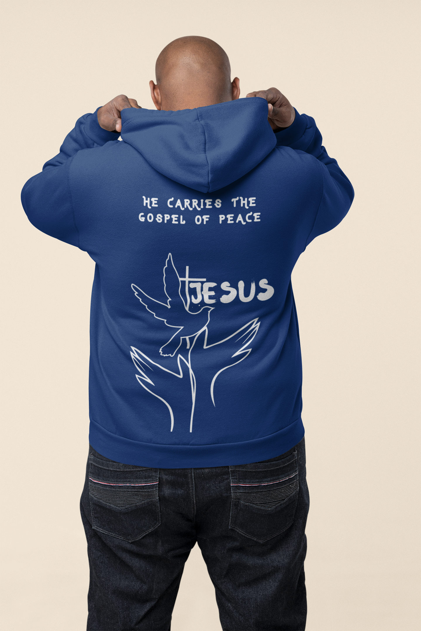 HE carries the gospel of Peace_JESUS