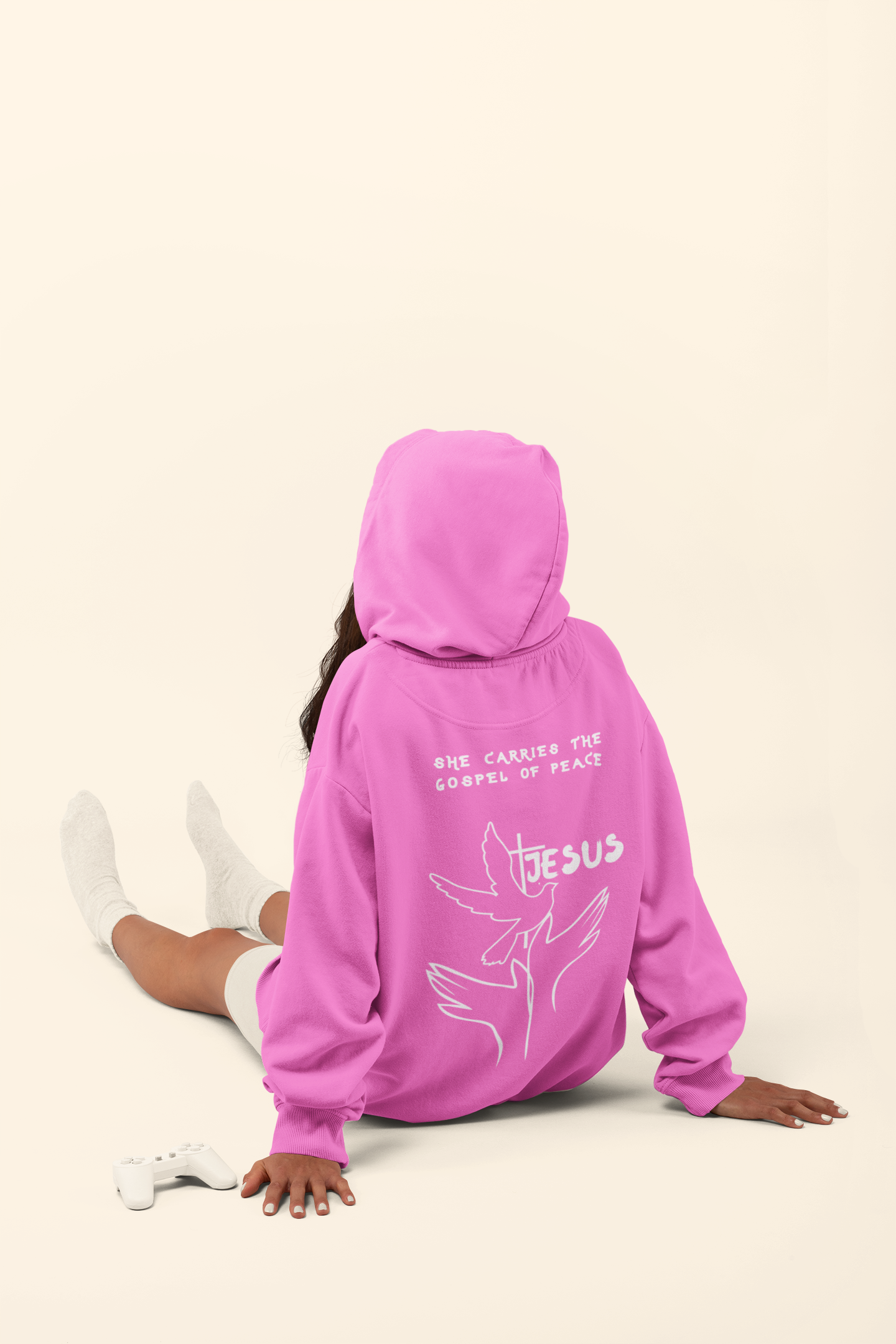 SHE carries the gospel of Peace_JESUS