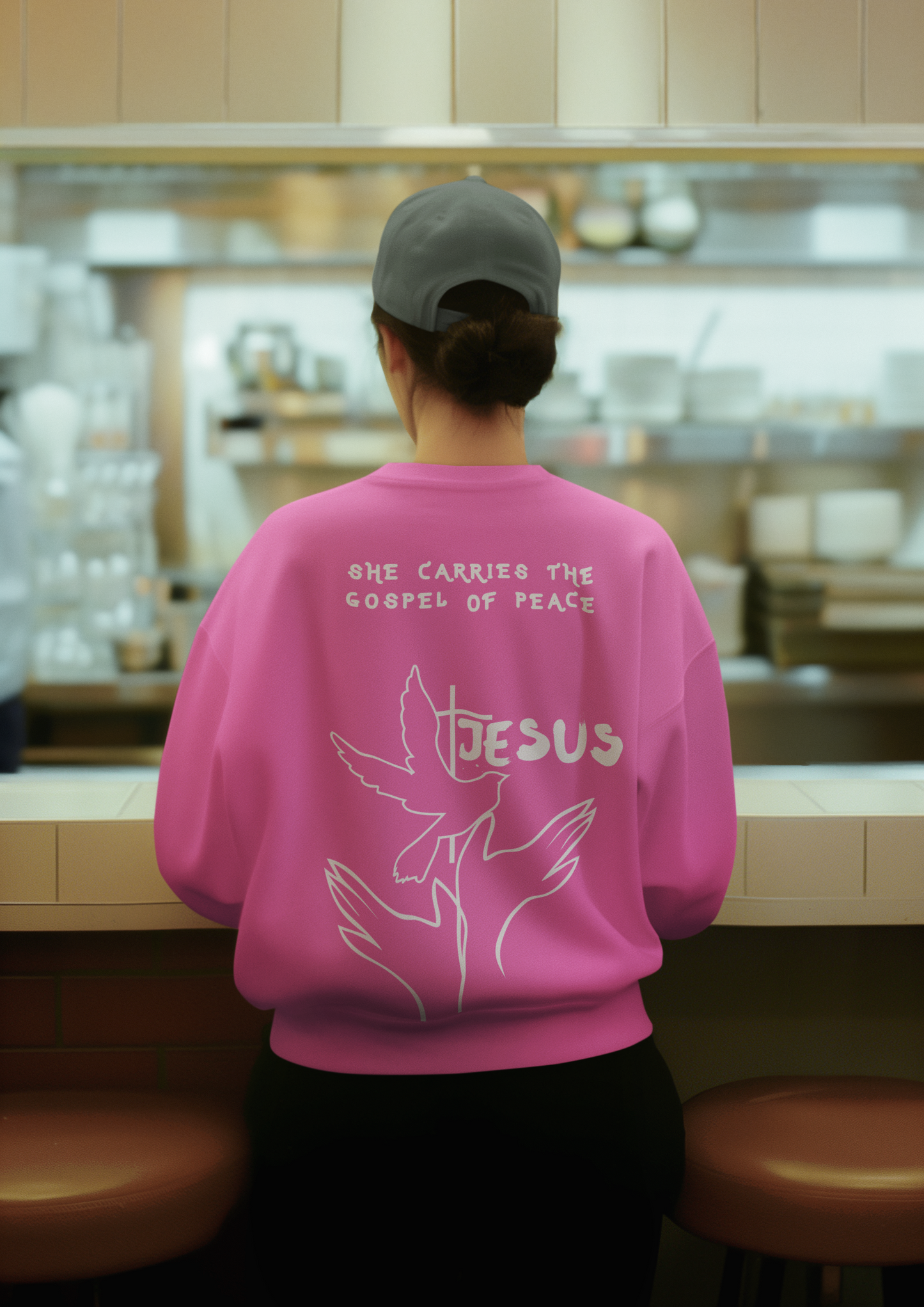 SHE Carries The Gospel Of Peace-JESUS