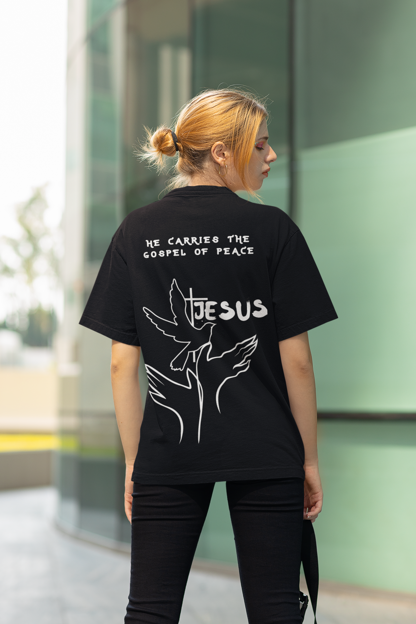 SHE Carries The Gospel Of Peace-JESUS