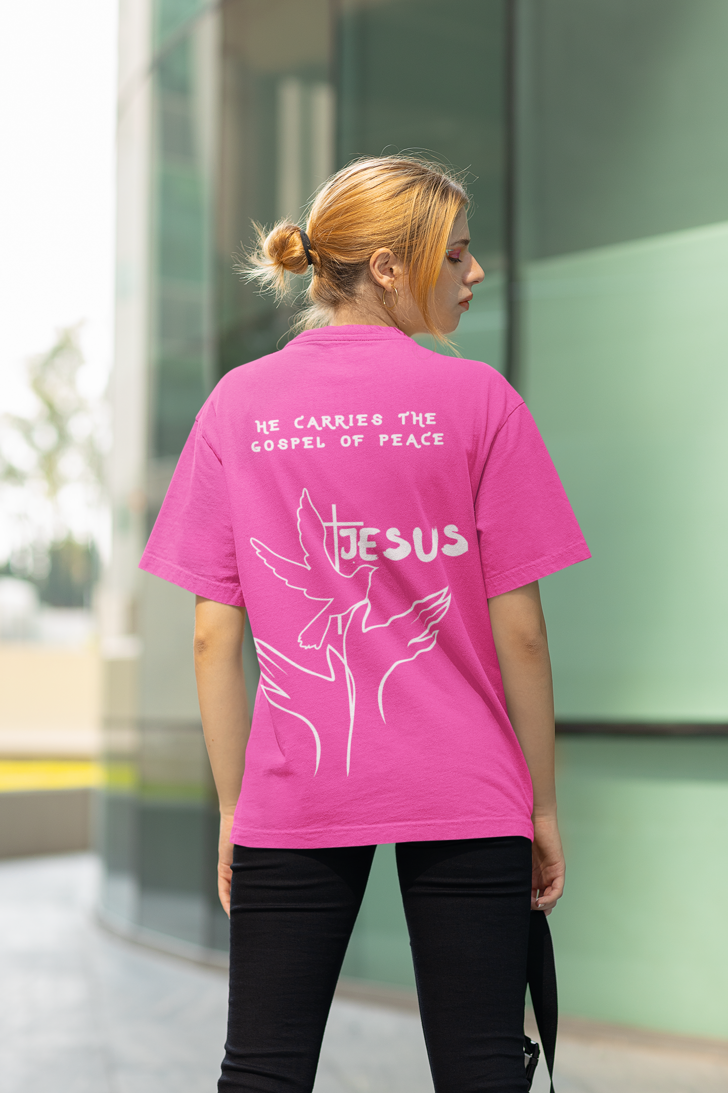 SHE Carries The Gospel Of Peace-JESUS