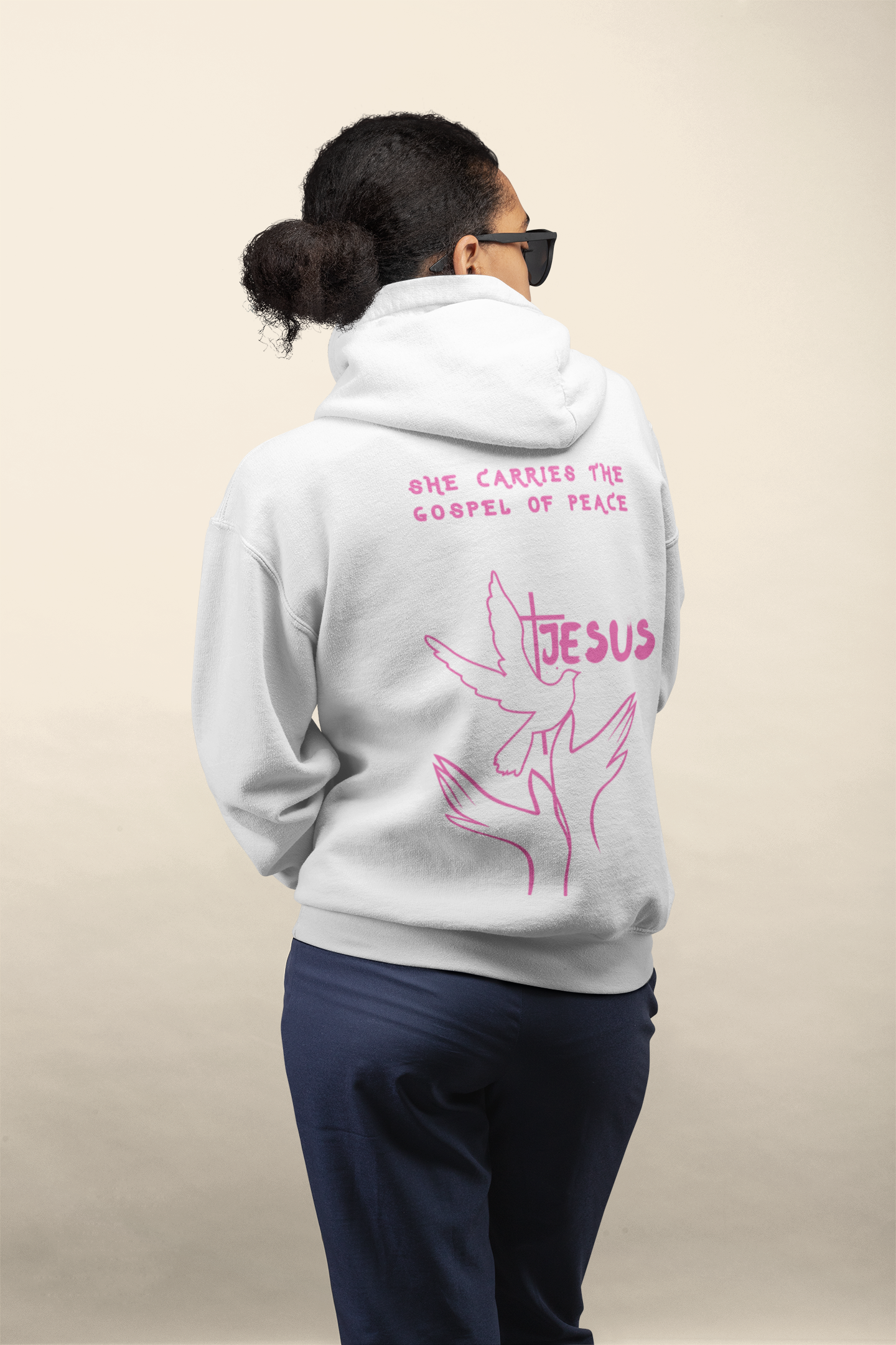 SHE carries the gospel of Peace_JESUS